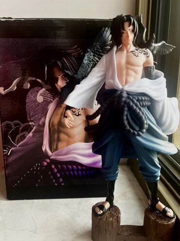 фарфоровая статуэтка: Продаю фигурку Учихи Саске из аниме «Наруто» За 900 сомов состояние