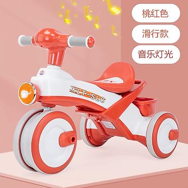 Детские велосипеды: Детский трехколесный велосипед-каталка XLT-SLC - 2-в-1: можно — 7