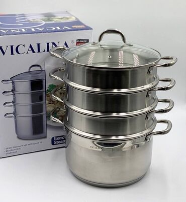 очаг котел газовый напольный: Пароварка Vicalina, многоярусная из нержавеющей стали - Комплектация