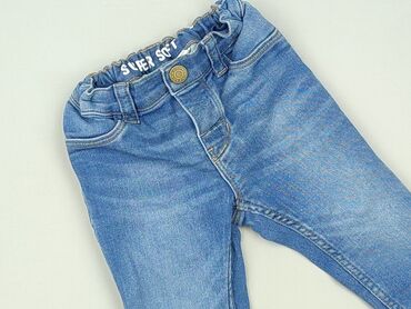 hm sweter sukienka: Spodnie jeansowe, H&M, 6-9 miesięcy, stan - Bardzo dobry