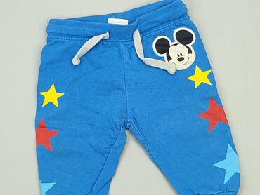 legginsy wiazane z przodu: Sweatpants, Disney, 6-9 months, condition - Very good