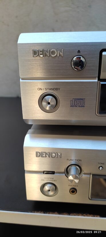 Musiqi mərkəzləri: Orginal DENON DRA-F101 & DENON DCD-F101 profisonal uslitel və sd — 5