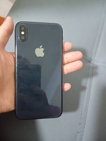 запчасти на айфон xs: IPhone X, Б/у, 64 ГБ, Чехол, 98 %