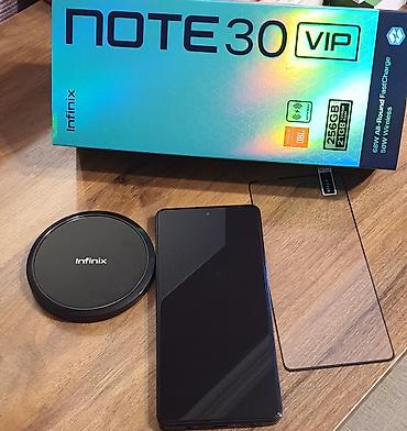 infinix not 30 vip: Infinix Note 30 VIP, 256 GB, rəng - Qara, Simsiz şarj — 1