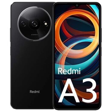 Redmi: Redmi, Redmi A3, Новый, 128 ГБ, цвет - Черный, 2 SIM