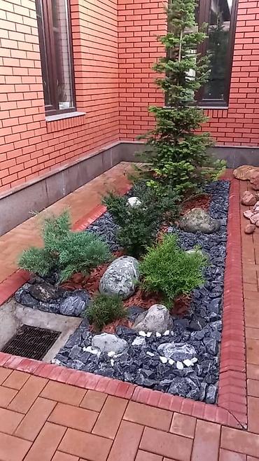 ландшафт: Мраморная крошка, Белый, Декоративная, В кубах — 10
