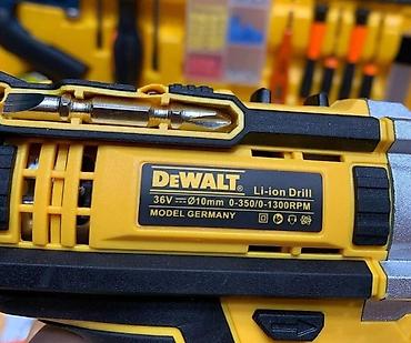 zərbəli drel: DEWALT 36V XR akkumulaytorlu təmir dəsti – çoxfunksiyalı qazma/şurup — 5