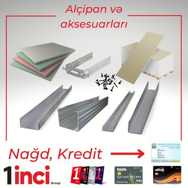 alcipan kreditle v Azərbaycan | Malyar ustaları: Alçipan və aksesuarları KREDİT-lə, nağd həmçinin taksit kartları (