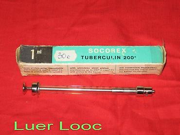 Medicinska oprema: Tuberkulinski spric tuberkulinske igle TBC Soxorex 150e kom Može i za — 26