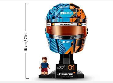 mclaren: McLaren Mastercard F1 Team Oscar Piastri Helmet – LEGO - Rəsmi — 4