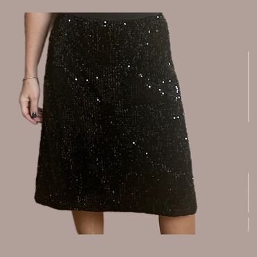 юбки в стиле стиляги: L (EU 40), цвет - Черный