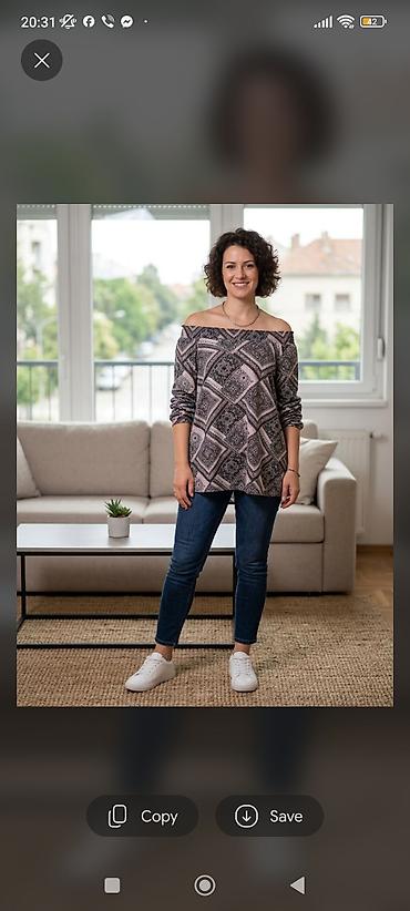 extreme intimo helanke: Tunika GINA BENOTTI 44/46 NOVA! 799din Viskoza, elastin Moderna — 1