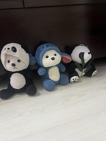 banda panda: Набор мягких игрушек — 3 мини-плюшевых зверька. Состав: - Панда с — 2