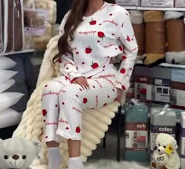 Pidžame: Ženske pidžame – set (gornji deo + donji deo) - Dizajn: raznovrsni — 8