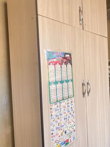 кровать бишкек цена: Шкаф для одежды, Прямой, ЛДСП