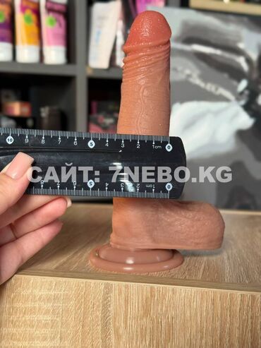 Товары для взрослых: Реалистичный фаллоимитатор из жидкого силикона "Трэй Мини " с — 16