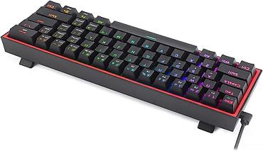 komputer setup: Klaviatura Redragon Fizz K617-RGB BK Red Switch Redragon Fizz — 5