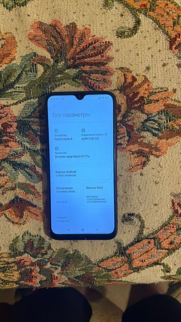 sadə telefonların satışı: Xiaomi Redmi Note 8