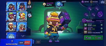 İT, kompüterlər, əlaqə: Brawl Stars oyunu üçün hesab - Kupa: 11,312 - Savaşçılar: 71/104 - — 24
