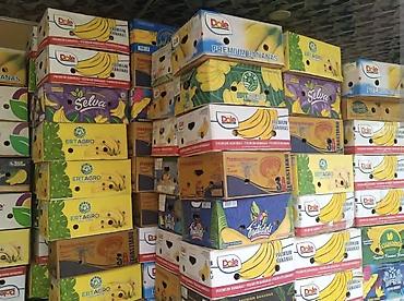 qoşqu ev: Banan karopkaları satılır. Qutu. Banan qutuları. Hamısı yaxşı — 3