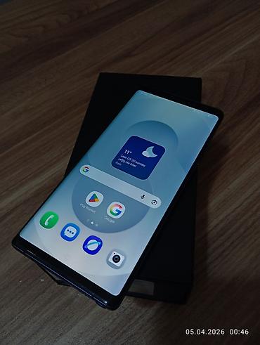 samsung 122 ekran: Samsung Galaxy Note 9, 512 GB, rəng - Mavi, Simsiz şarj — 1
