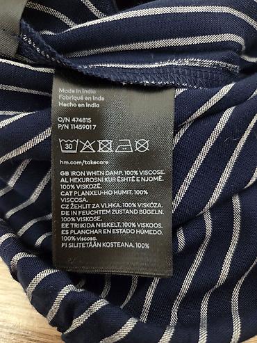 дедские одежды: Комбинезон H&M в полоску, новый - Ткань: 100% вискоза — мягкая — 4