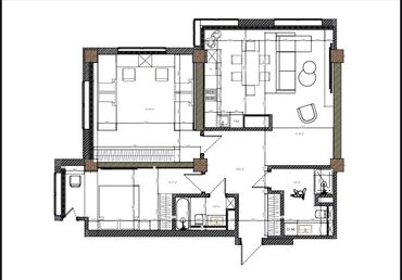 квартира продаётся: 3 комнаты, 97 м², Элитка, 12 этаж, ПСО (под самоотделку)