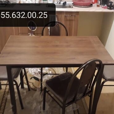 Sifarişlə masa və oturacaq dəstləri: Stol stul desti var. Fabrikdən birbaşa satiş. Modellər coxdur Rəng — 25