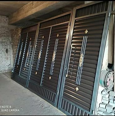 Распашные ворота: Кованые и металлические ворота и калитки - Виды: распашные ворота с — 21