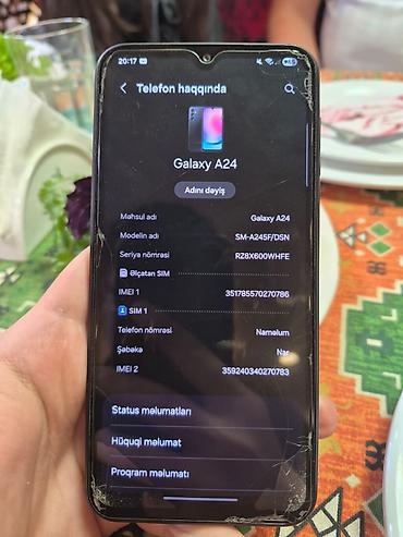 samsung not2: Samsung Galaxy A24 4G, rəng - Qara, İki sim kartlı — 1