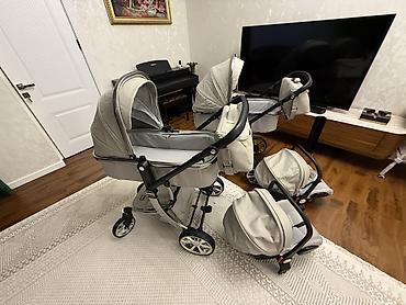 alibebe besik: Əkizlər üçün araba, Kidilo, İşlənmiş, Yaş: 30 ay — 1