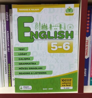 nergiz necef 5 6: NƏRGİZ NƏCƏF ENGLISH 5-6. SALAM ŞƏKİLDƏ GÖRDÜYÜNÜZ KİTABI ƏLDƏ