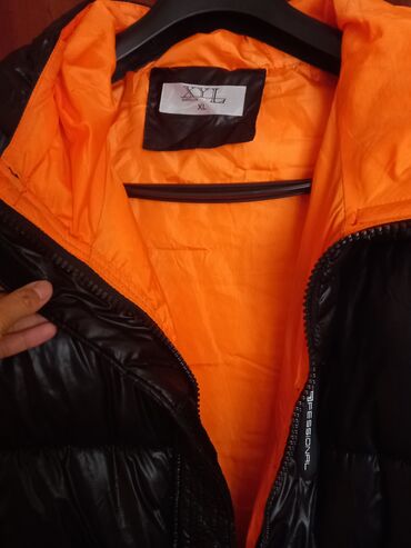 теплая зимняя куртка женская: Пальто, Зима, По колено, На молнии, 2XL (EU 44)