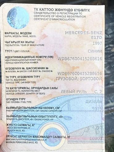 полтавка: Бортовой грузовик Mercedes-Benz (двухрядная кабина) - Тип: бортовой — 6