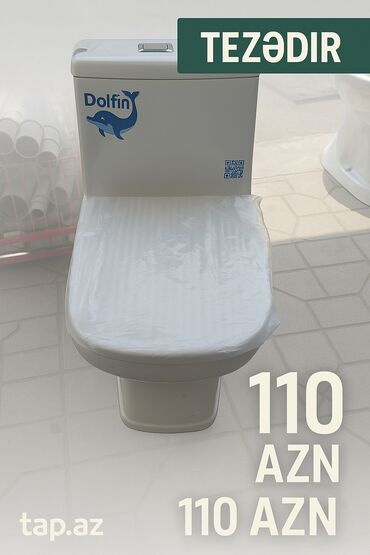 Unitazlar: Yeni, Unitaz, Monoblok, Kredit yoxdur, Ödənişli çatdırılma