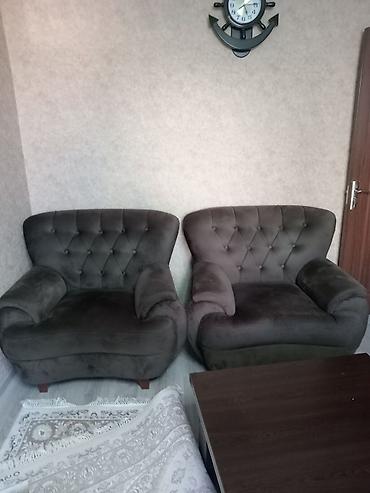 Kreslolar: İşlənmiş, Kreslo, Vеlur parça — 2