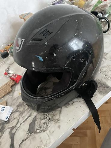 motor reduktor: Motofərdlər üçün tam üzlü kaska - Rəng: qara - Korpus: tam üzlü — 1