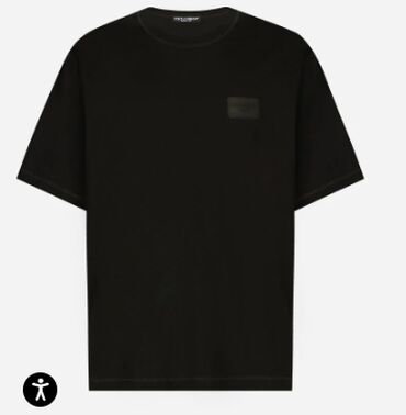 Boşqablar: Qara Dolce&Gabbana T-shirt. Heç vaxt geyinilməyib. Razmeri böyük