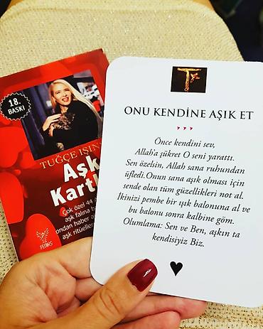Книги и журналы: Məhsul: Tuğçe Işınsu “Aşk Kartları” dəsti Xüsusiyyətlər: - Qutulu — 1