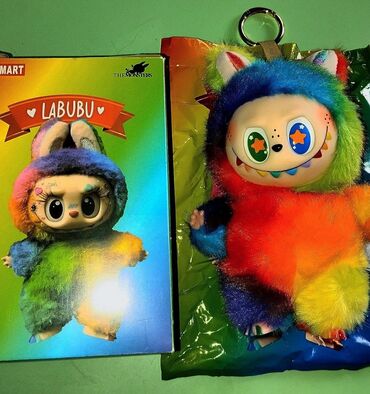 детская зубная щетка: LABUBU plyuş brelok/aksesuar – The Monsters seriyasından