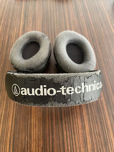 İşlənmiş Simli Qulaqcıqlar, Audio-Technica, rəng - Qara