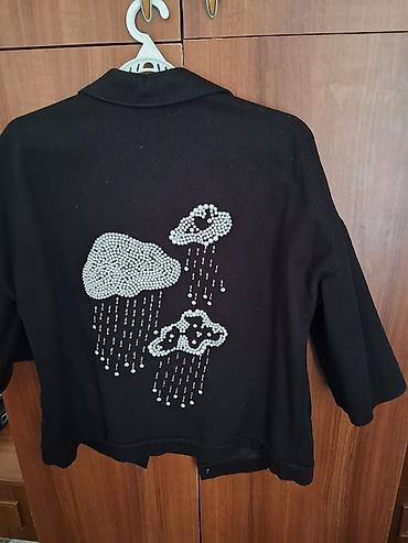 Üst geyimi: VERDA qadın overshirt/kardiqan - Rəng: qara - Material: qalın — 2