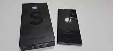 samsung galaxy s22 ultra: Samsung Galaxy S22 Ultra, 256 GB, rəng - Qara, Sənədlərlə