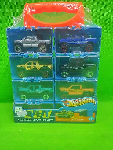 переносная: Набор Hot Wheels: кейс‑органайзер Assembly Storage Box с 6 — 1