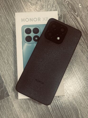 Honor X8a, 128 GB, rəng - Qara, Sensor, Barmaq izi, Simsiz şarj