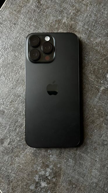 iphone xs max цена в бишкеке бу: IPhone 16 Pro Max, Колдонулган, 256 ГБ, Black Titanium, Коргоочу айнек, Каптама, Куту, 92 %