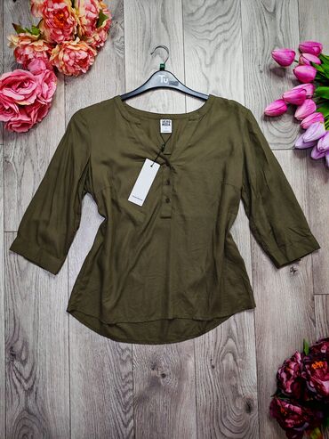 h: Vero Moda, M (EU 38), Cotton, Single-colored, color - Khaki