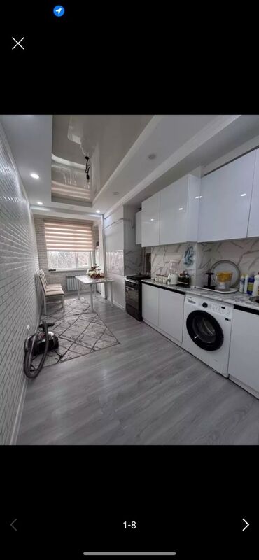 квартира ауезова: 1 комната, 43 м², Элитка, 3 этаж, Евроремонт