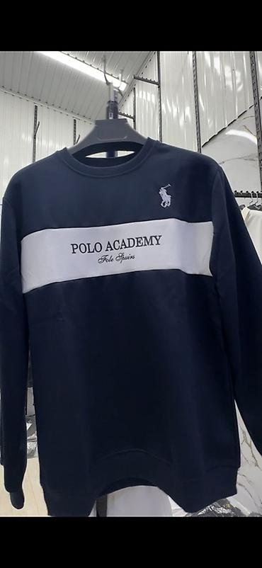 мужской свитер: Свитшоты с принтами Nike и Polo Academy - Модель: классический — 8