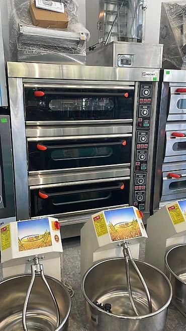 Restoran, kafe avadanlığı: Elektrik soba, Pizza, Çörək, Yemək üçün, 3 mərtəbəli, Yeni — 1